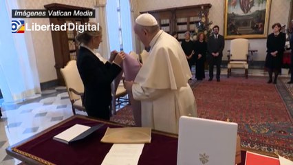 Yolanda Díaz se reúne con el Papa Francisco en el Vaticano
