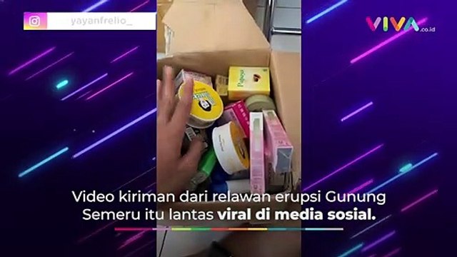 Tega! Sumbangan Korban Erupsi Semeru Jadi Ajang Buang Sampah