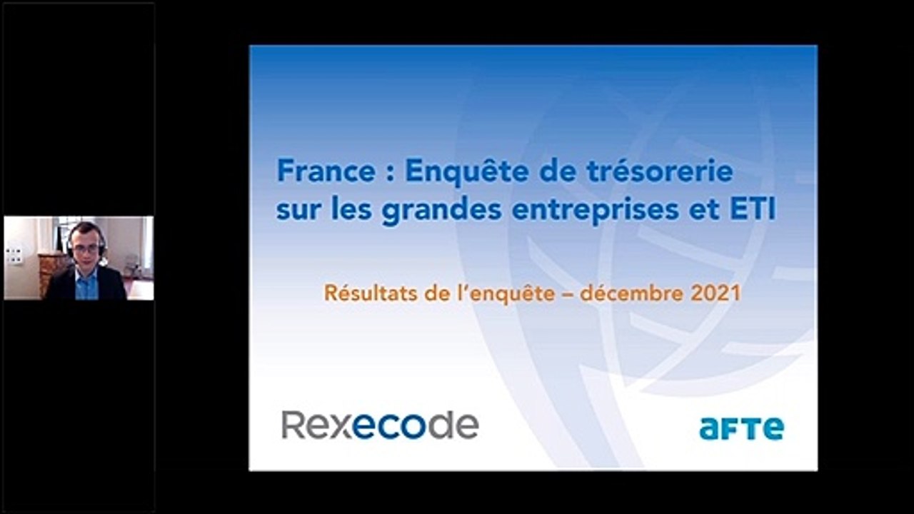 Enquete Trésorerie des grandes entreprises et ETI avec AFTE France : les résultats de décembre 2021
