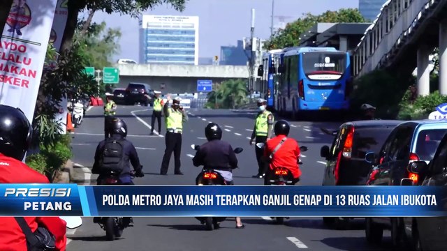 Polda Metro Jaya dengan Pemprov DKI Jakarta berlakukan Ganjil Gneap di 13 Ruas Jalan di Jakarta