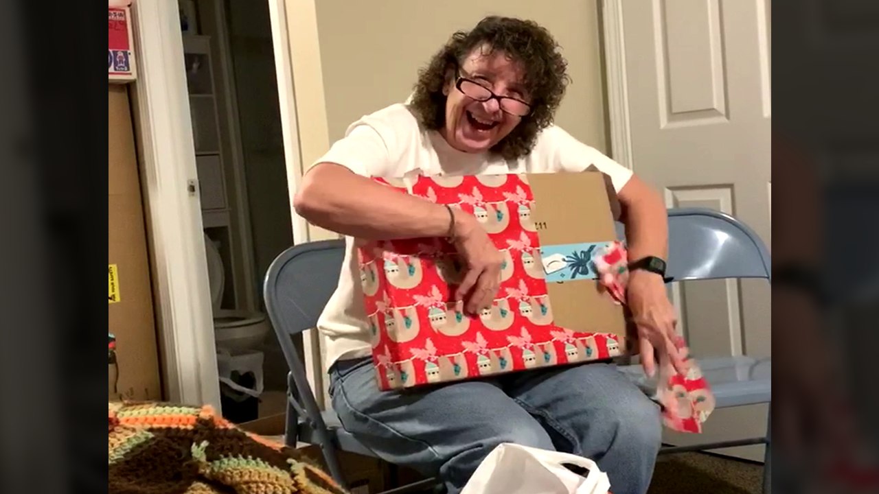 'Grandma reduced to tears after receiving thoughtful Christmas gift *Emotional Present Opening* '