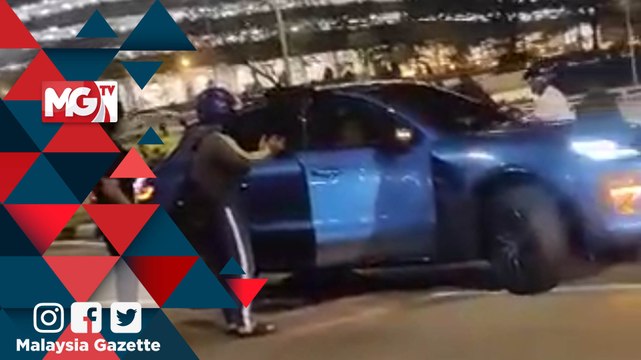 MG VIRAL : Suspek Lawan Arus, Rempuh Kenderaan Dipanggil Polis