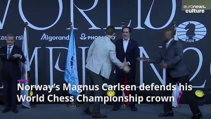 Download Video: Norway's Magnus Carlsen takes home fifth World Chess Championship title