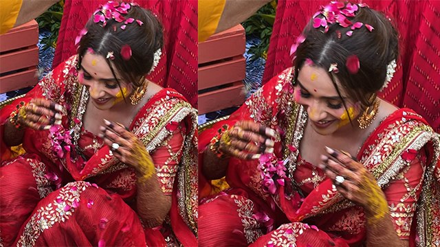 Ankita Lokhande Vicky Jain की Haldi Ceremony का Video Viral । Boldsky