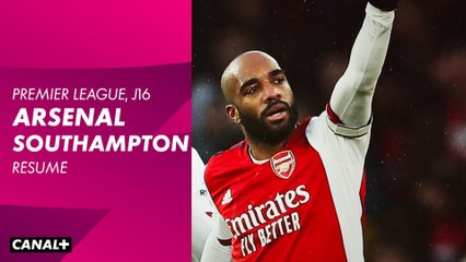 Le résumé d'Arsenal / Southampton en VO - J16 Premier League