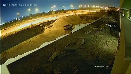 فيديو حادث الشيخ زايد