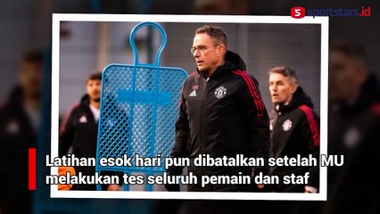 Latihan Dibatalkan, Skuat Manchester United Dilanda Wabah Covid-19