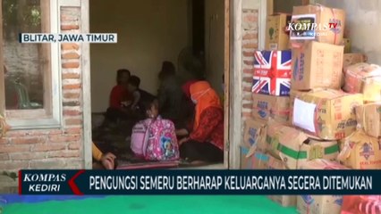 Pengungsi Semeru Berharap Keluarganya Segera Ditemukan
