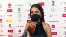 Hiba Abouk habla en los 'Premios Forqué' sobre el incidente que ha sufrido en un avión. GTRES