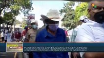 Miles de salvadoreños protestaron contra políticas gubernamentales de Nayib Buquele