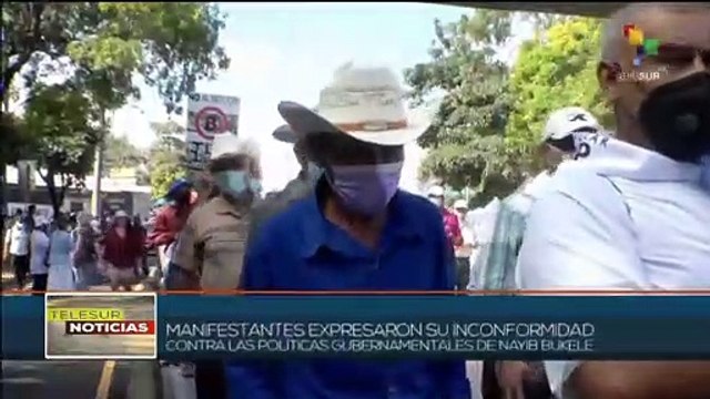 Miles de salvadoreños protestaron contra políticas gubernamentales de Nayib Buquele