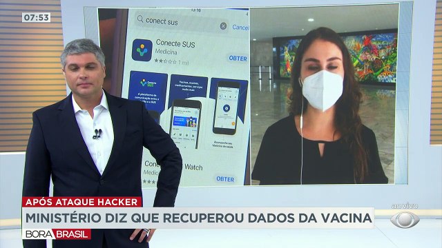 O Ministério da Saúde disse que recuperou os dados da vacinação, depois do ataque hacker da semana passada. Mesmo assim a população ainda não consegue acessar esses dados.