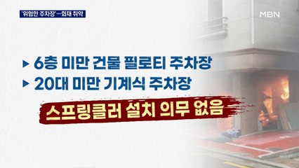 났다 하면 큰불 '위험한 주차장'…여전히 화재에 취약