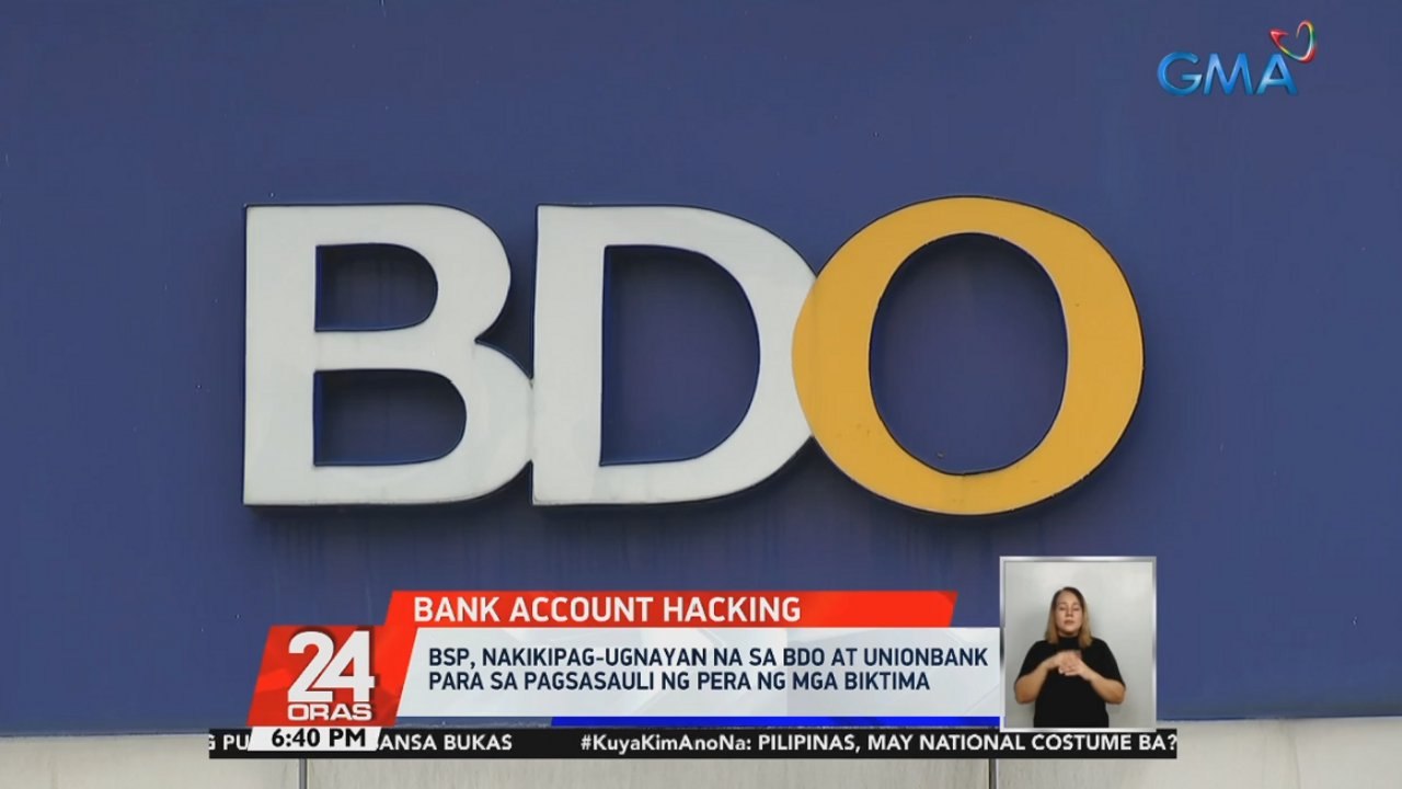 Ilang biktima umano ng hacking sa online bank a...