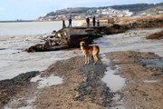 Son dakika haber | Edirne felaketi yaşıyor... Sel sularına dayanamayan köprü yıkıldı