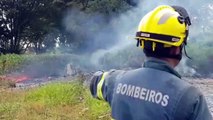 Incêndio Ambiental preocupa moradores próximos e Corpo de Bombeiros é mobilizado