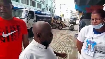 Declaraciones de Manuel de Jesús, vocero de los Buhoneros de la Duarte con París