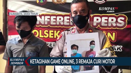 Ketagihan Game Online, 3 Remaja Curi Motor Hingga Dihajar Warga