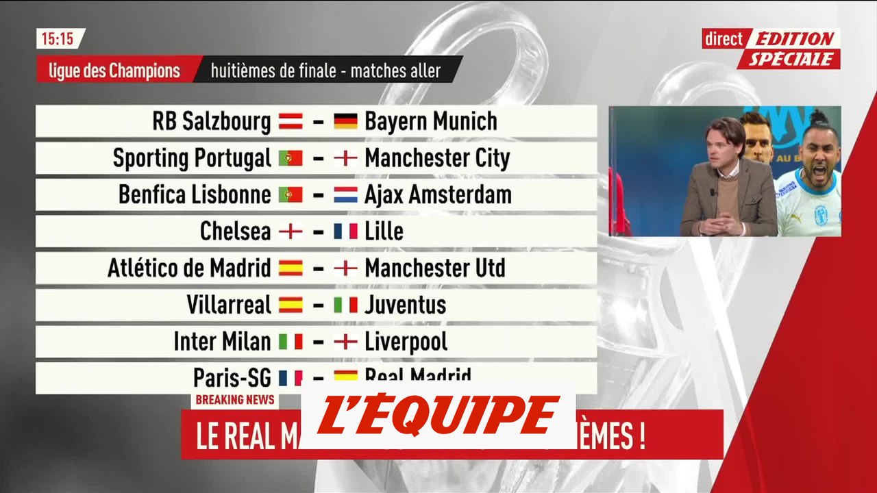 Le PSG affrontera finalement le Real Madrid en huitièmes - Foot - C1