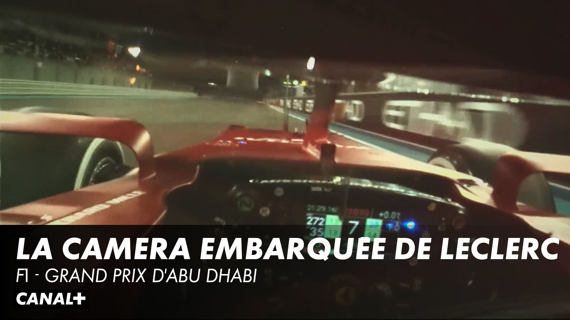 La caméra embarquée de Charles Leclerc - GP d'Abu Dhabi - Vidéo Dailymotion