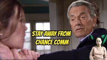 The Young And The Restless Spoilers Victor attacks and warns Victoria, stay away from Chance Comm