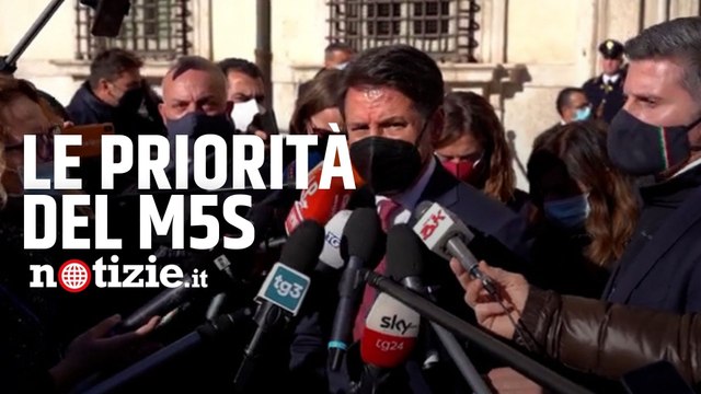 Reddito di cittadinanza, tasse e bollette: Conte dopo l'incontro con Draghi Ecco nostre priorità