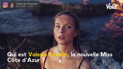 Voici - Miss France 2022 : qui est Valeria Pavelin, la nouvelle Miss Côte d'Azur ?