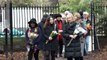 MP Harriet Harman lays flowers in tribute to Petra Srncova
