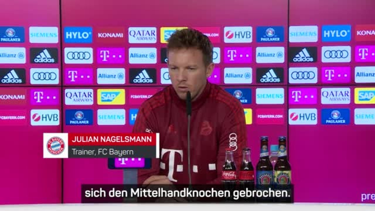 Mittelhandbruch! Nagelsmann bangt um Musiala