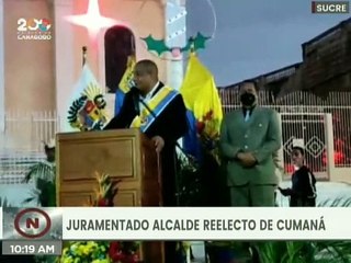 Sucre | Juramentado Luis Javier Sifontes como alcalde reelecto de Cumaná