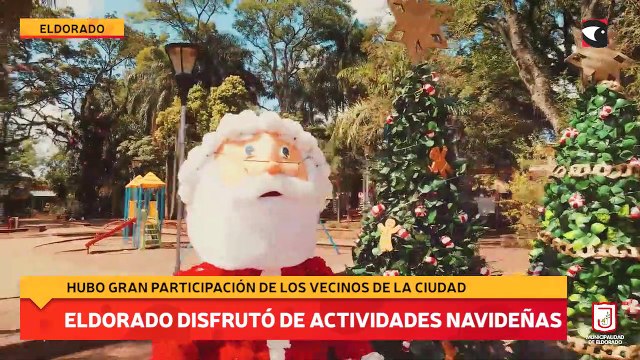 Eldorado disfrutó de actividades navideñas