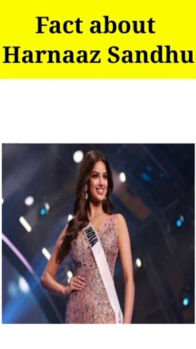 Fact about Harnaaz Sandhu