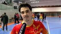 Interview maritima: Théo Reuillard après la victoire de Martigues Handball contre la Crau
