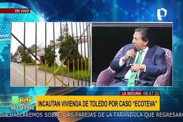 Alejandro Toledo: incautan vivienda del expresidente en La Molina por caso Ecoteva