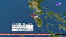 Magnitude 5.5 na lindol na yumanig sa Calatagan, Batangas, ramdam sa ilang bahagi ng Metro Manila | SONA