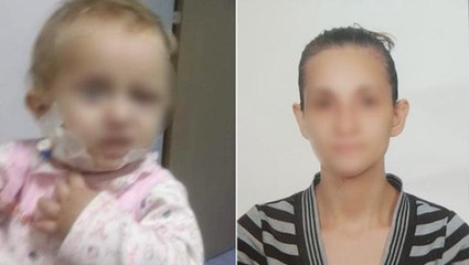 2 yaşındaki bebeğine iğne ile çamaşır suyu enjekte eden annenin akli dengesi tam çıktı