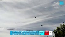 Unos 7 helicópteros sobrevolaron la Ciudad y despertaron la preocupación de los vecinos platenses