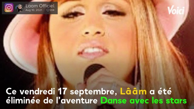 VOICI : Danse avec les stars : l'étrange de réaction de Lââm après son élimination
