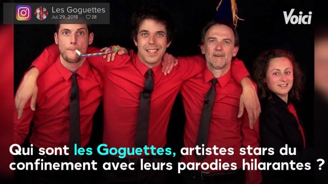 VOICI-Les Goguettes : qui sont les artistes stars du confinement avec leurs parodies hilarantes ?
