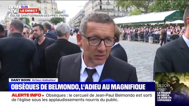 VOICI - « C’était un adieu très émouvant » : Dany Boon évoque les obsèques de Jean-Paul Belmondo
