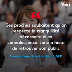VOICI - Jane Birkin victime d'un AVC : ses proches donnent de premières nouvelles