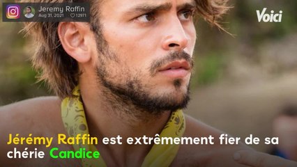 VOICI : Koh Lanta, la légende : Jérémy ému par la petite dédicace de sa chérie Candice