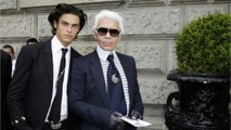 VOICI - PHOTO Baptiste Giabiconi : son émouvant hommage à Karl Lagerfeld