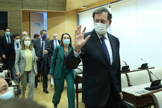 Rajoy, en la comisión de investigación sobre la operación 'Kitchen': Preferiría estar tomando un café