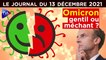 Omicron, le variant anti-Macron ? - JT du lundi 13 décembre 2021