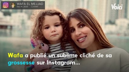Voici - Wafa (Mamans et célèbres) enceinte : critiquée par un internaute, elle répond de la meilleure des manières