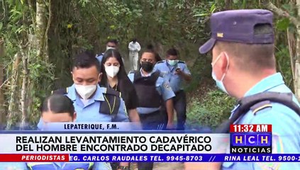 Levantamiento del cuerpo decapitado