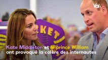 VOICI Kate Middleton et le prince William sans masque lors d’une visite, les internautes en colère