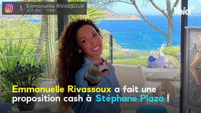 Voici - PHOTO Emmanuelle Rivassoux en monokini : sa proposition très cash à Stéphane Plaza