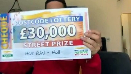 Watch moment Hull residents discover they've won £30,000